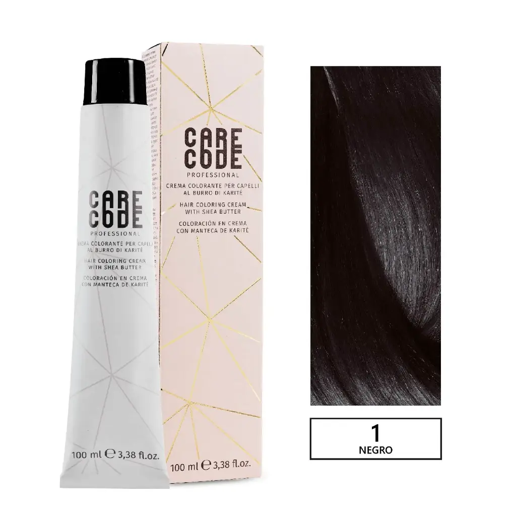 CARECODE HAIR COLORING CREAM 100ML 1