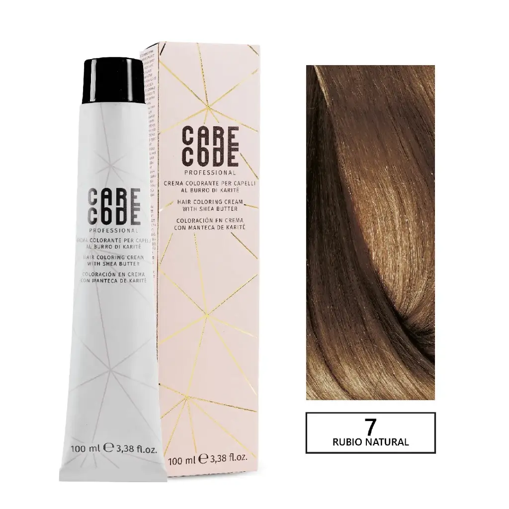 CARECODE HAIR COLORING CREAM 100ML 7
