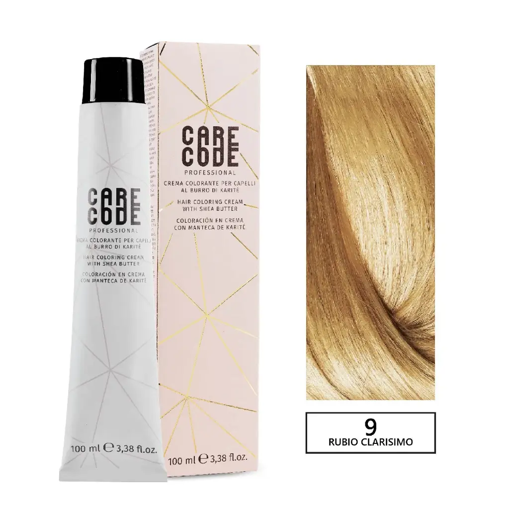 CARECODE HAIR COLORING CREAM 100ML 9