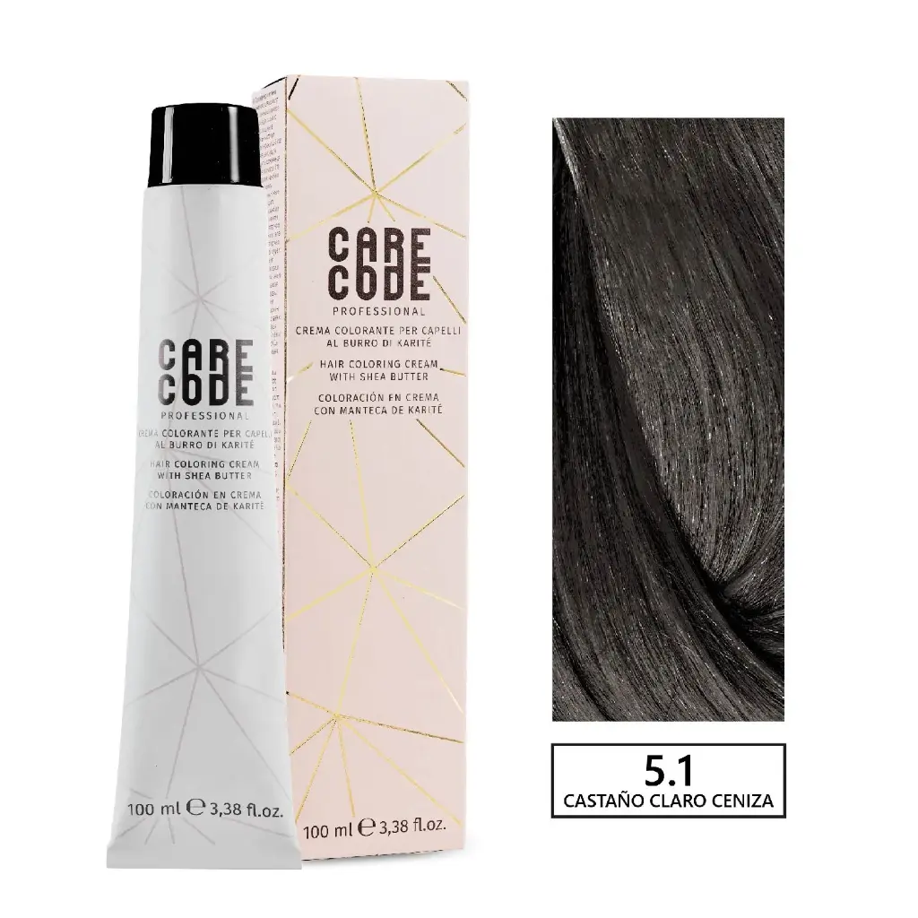 CARECODE HAIR COLORING CREAM 100ML 5,1