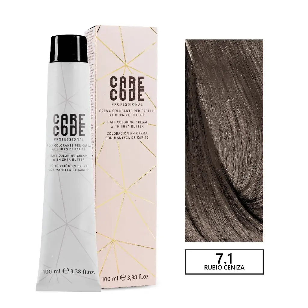 CARECODE HAIR COLORING CREAM 100ML 7,1
