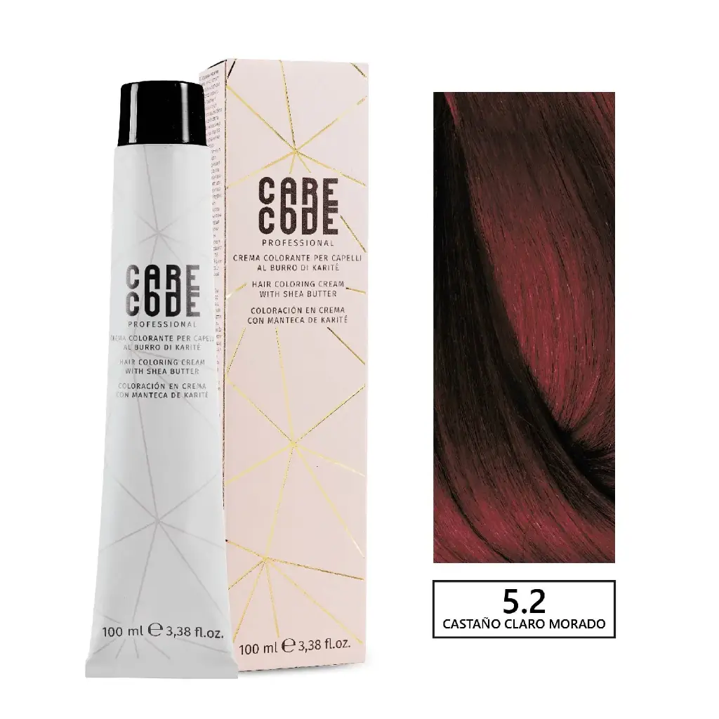 CARECODE HAIR COLORING CREAM 100ML 5,2