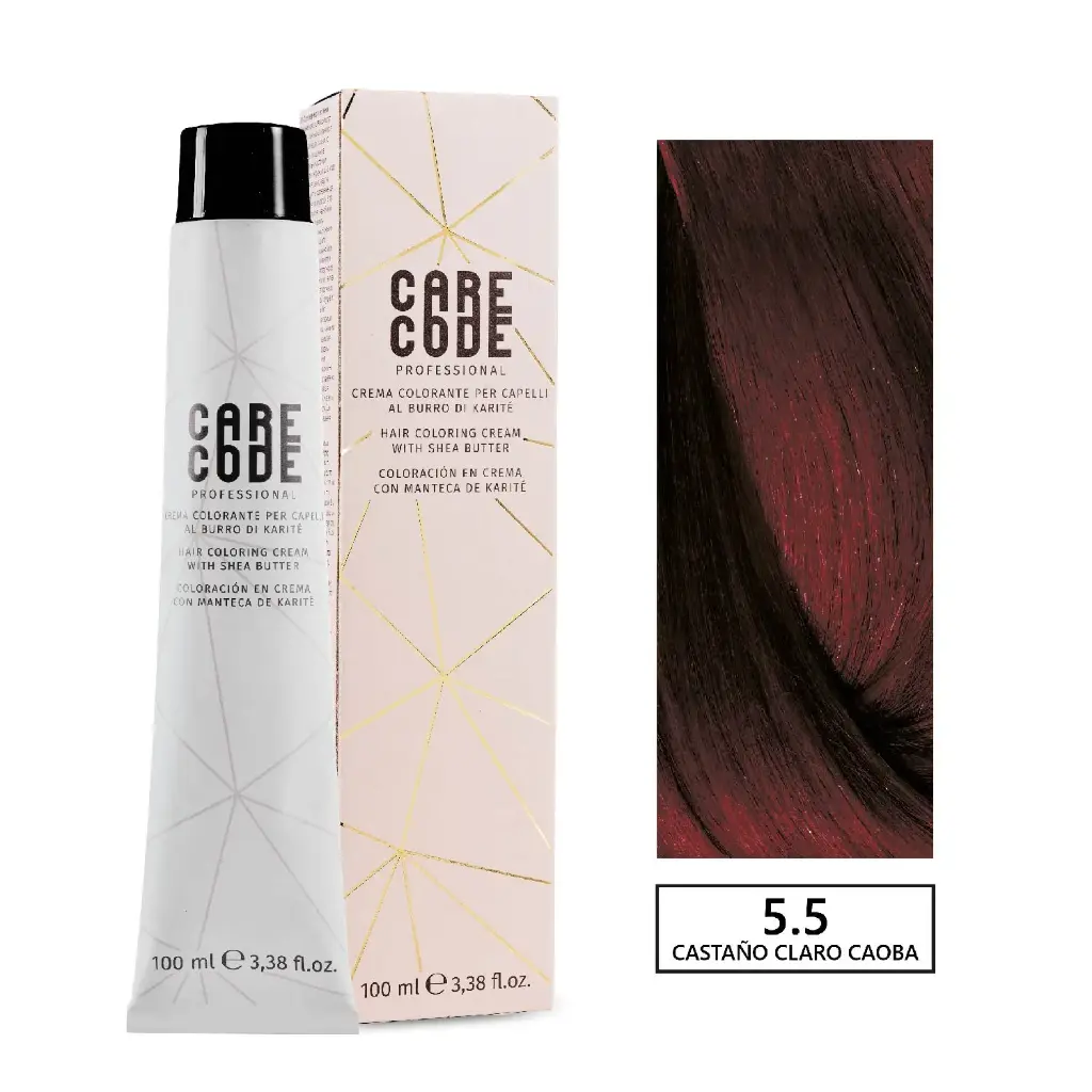 CARECODE HAIR COLORING CREAM 100ML 5,5