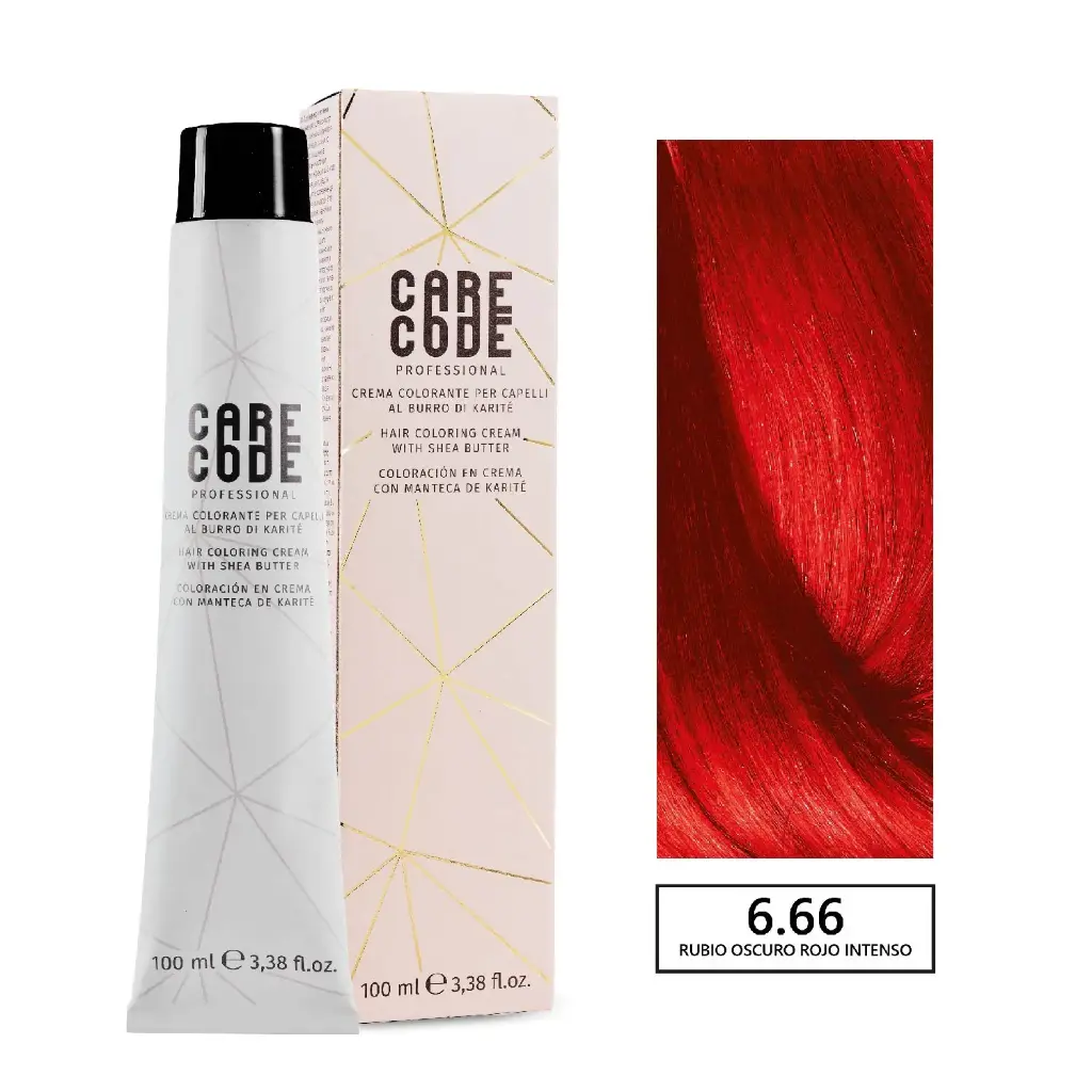 CARECODE HAIR COLORING CREAM 100ML 6,66