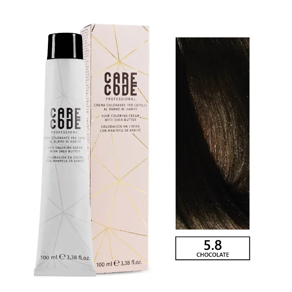 CARECODE HAIR COLORING CREAM 100ML 5,8