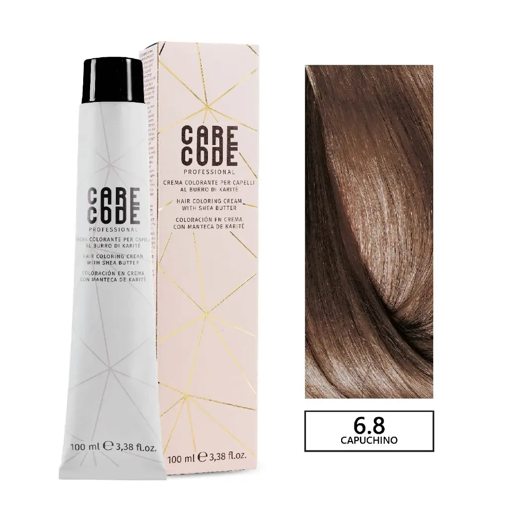 CARECODE HAIR COLORING CREAM 100ML 6,8