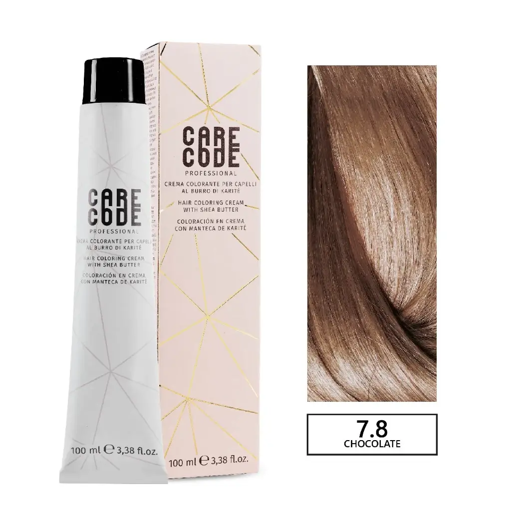 CARECODE HAIR COLORING CREAM 100ML 7,8