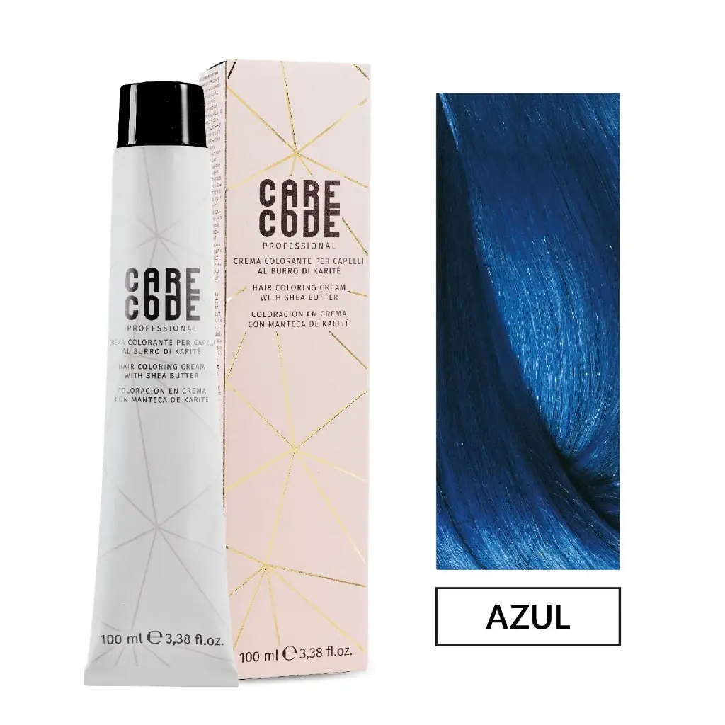 CARECODE HAIR COLORING CREAM 100ML BLU
